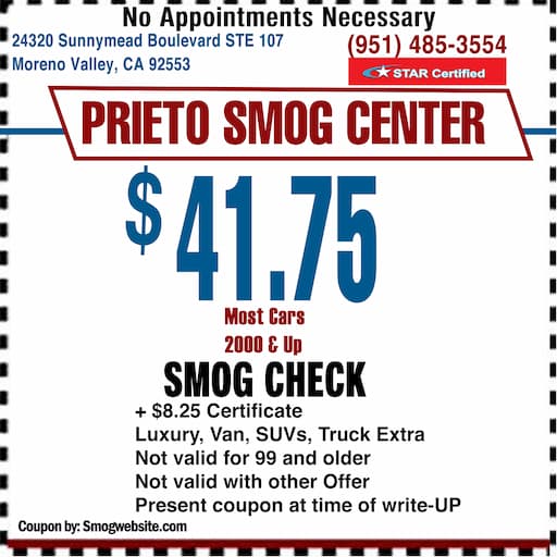 Smog Check Coupon